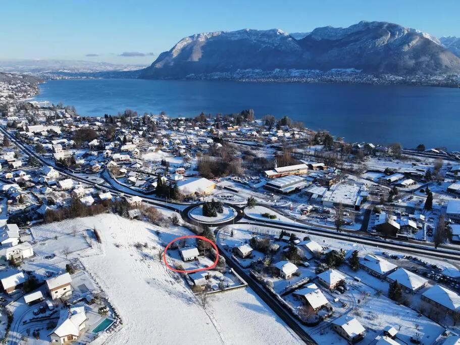 Appartement Independant 30 M² A 500M Du Lac, 2 Velos Et Parking Fournis Sévrier Eksteriør billede